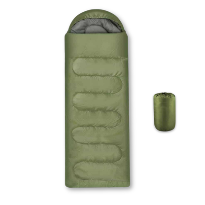 Sac De Couchage Momie Vert - Léger Et Compact Avec Housse De Transport