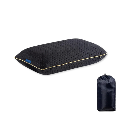 Oreiller ergonomique mémoire de forme portable avec housse lavable