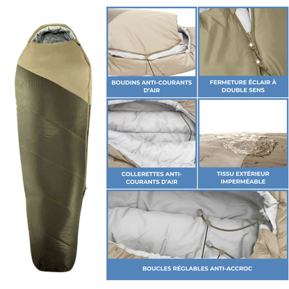 Sac De Couchage Momie 3 Saisons