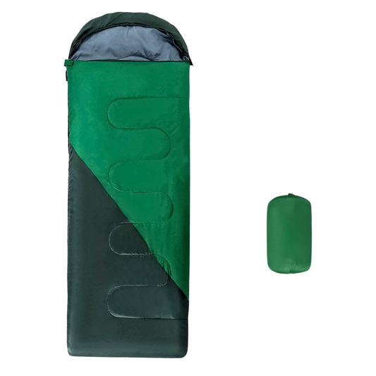 Sac De Couchage Vert 2 tons - Léger Et Compact