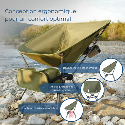 Chaise De Camping Pliante Aluminium