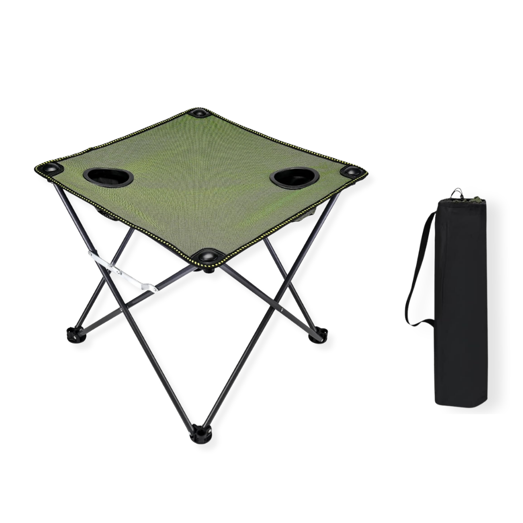 Table Camping Pliante Avec Porte Gobelet