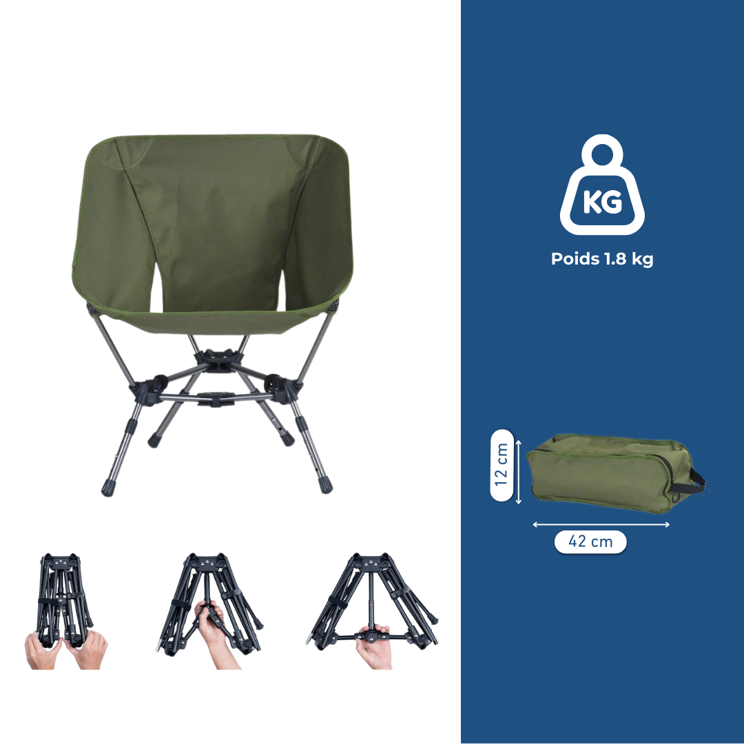 Chaise De Camping Pliante Aluminium