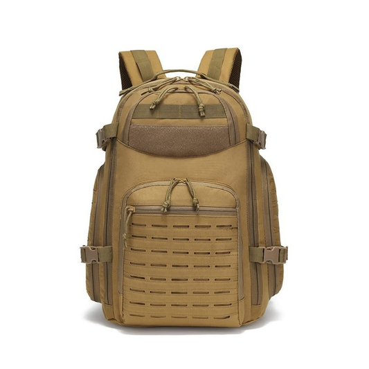 Sac à dos tactique beige multi-compartiments pour outdoor