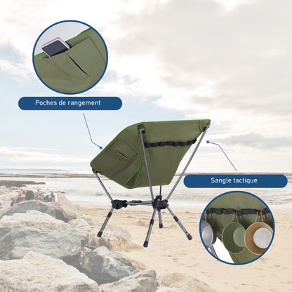 Chaise De Camping Pliante Aluminium