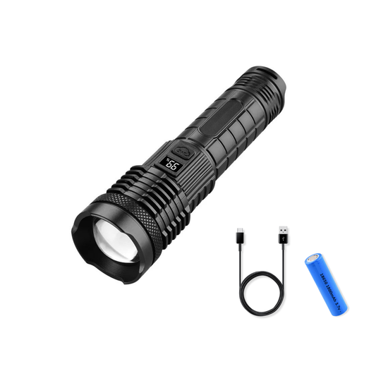 Lampe torche LED rechargeable avec fonction power bank