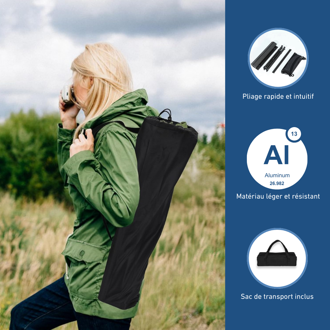 Table De Camping Pliante Aluminium Réglable en Hauteur