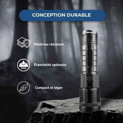 Lampe torche LED rechargeable avec fonction power bank