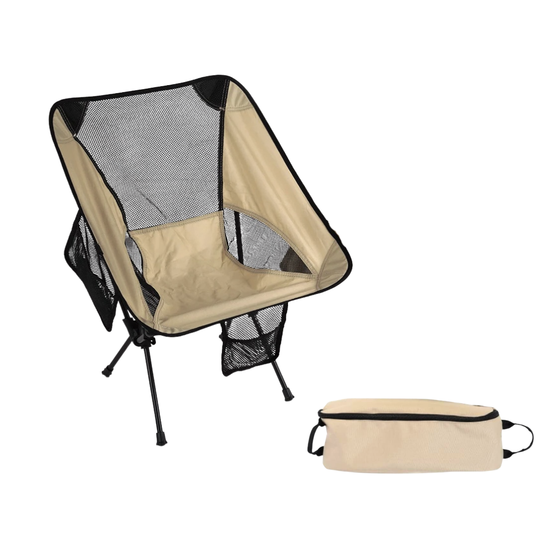 Chaise De Camping Pliante Ultralégère Avec Poches