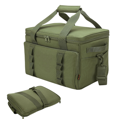 Sac isotherme vert pliable pour camping