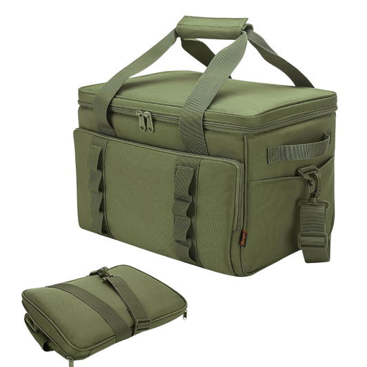 Sac isotherme vert pliable pour camping