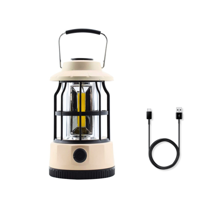 Lanterne de camping LED rechargeable avec lumière réglable