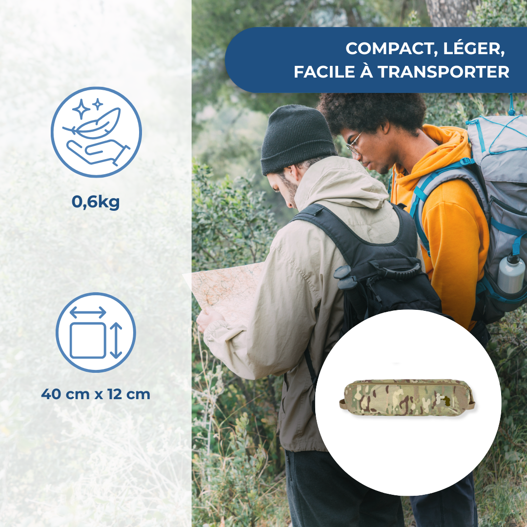 Table De Camping Pliante Tissu Camouflage