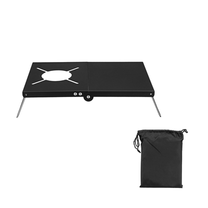 Support pliable pour réchaud de camping