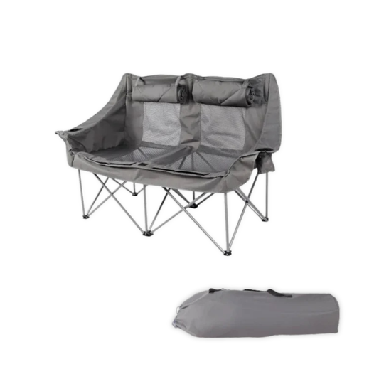 Chaise De Camping Double Pliante Avec Porte Gobelet