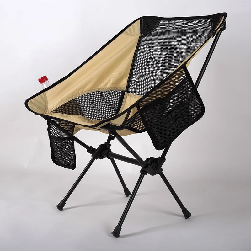 Chaise De Camping Pliante Ultralégère Avec Poches