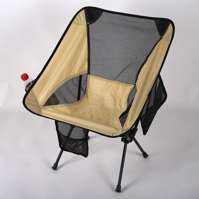 Chaise De Camping Pliante Ultralégère Avec Poches